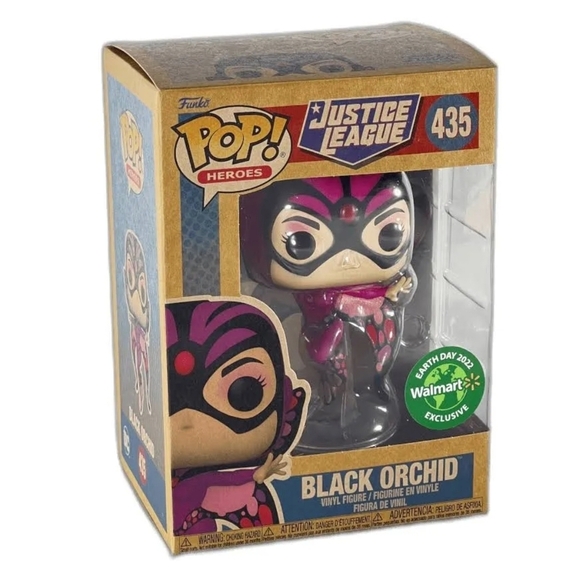 Black Orchid Vinyl Figure with Pink and Black Accents - Picture 1 of 3